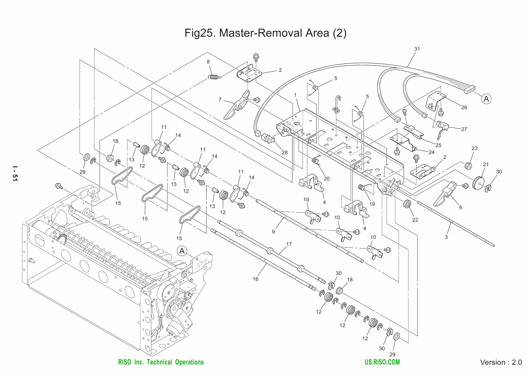 RISO RZ 200 220 230 Parts List Manual-5